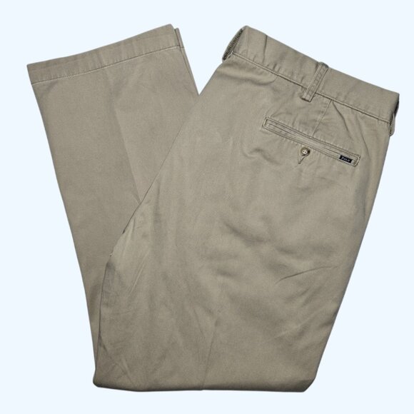 Polo Ralph Lauren Chino Pants Men 40x30 (~40x29.5) Classic Fit Flat Front Cotton - Picture 1 of 10